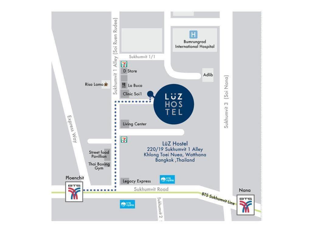 Hostel Slumber Bangkok Soi 1 Zewnętrze zdjęcie